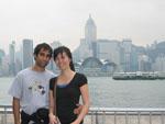Sonya and I infront of the skyline